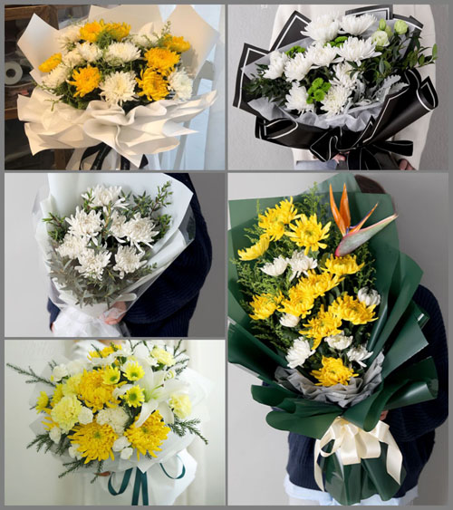 河南郑州新郑市薛店镇山后马村白事花束代送